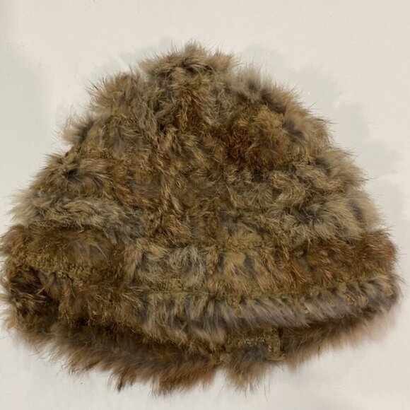 Brown Fur Hat beanie hat - Picture 10 of 12